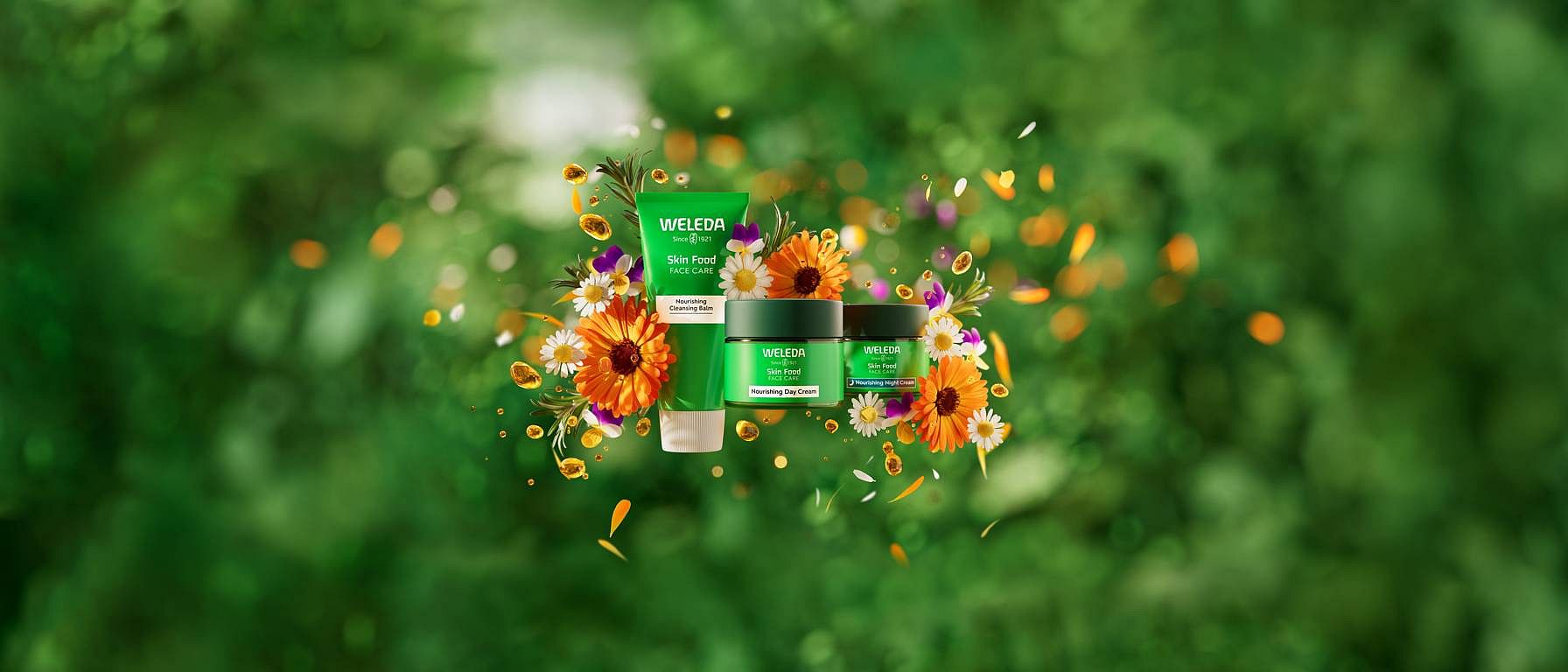 Weleda Skin Food serien banner