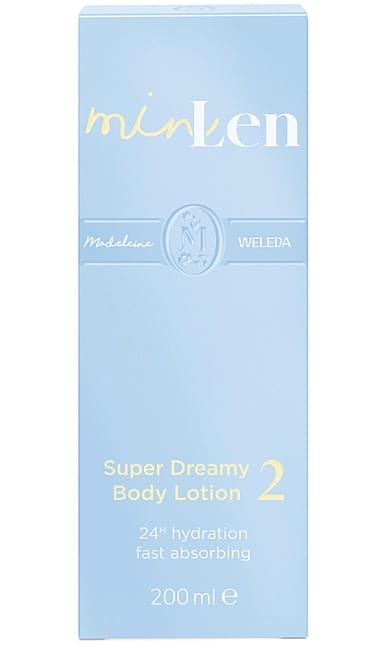 minLen Super Dreamy Body Lotion by Madeleine x Weleda