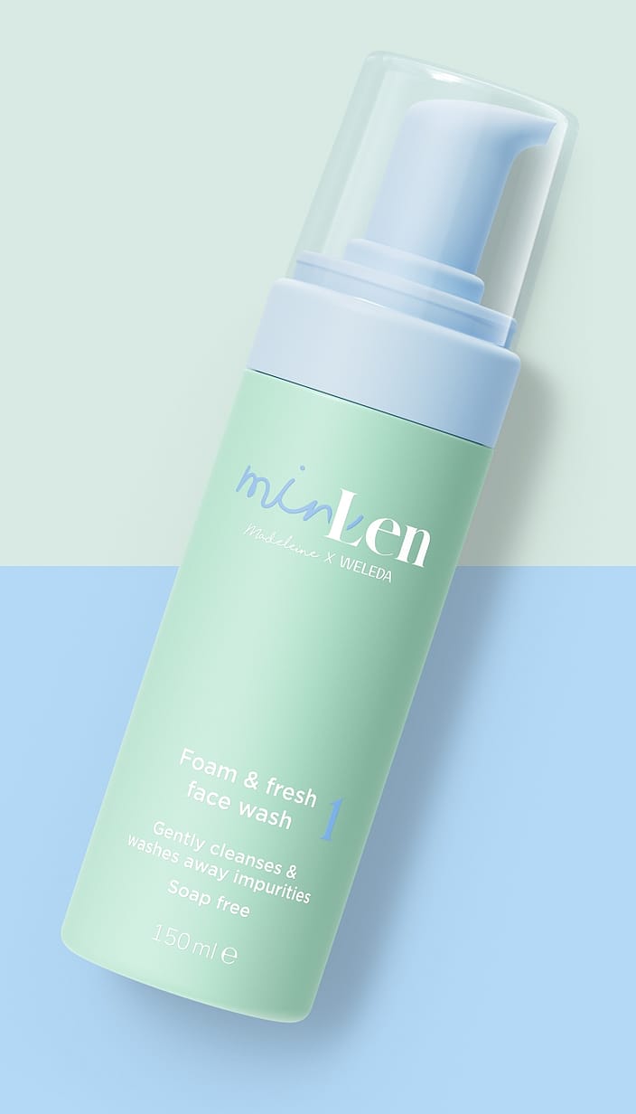 minLen Foam & Fresh Face Wash av Madeleine x Weleda