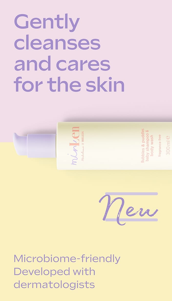 minLen Bubbles & Puddles Baby Shampoo & Body Wash by Madeleine x Weleda