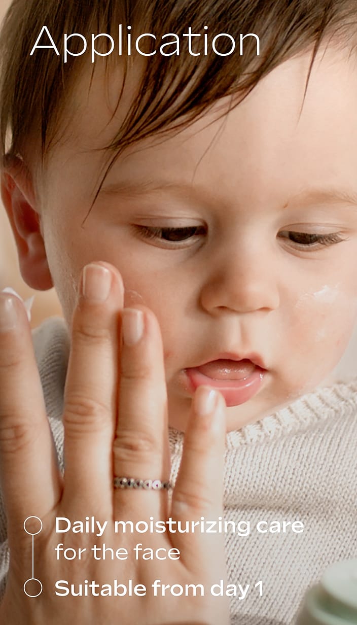 minLen Puremazing Baby Face Cream by Madeleine x Weleda