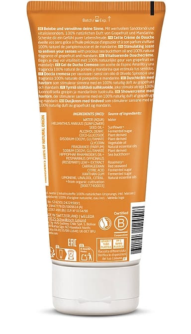 Vitality Shower Cream Sea Buckthorn