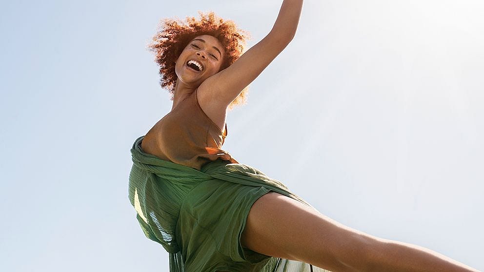 happy woman